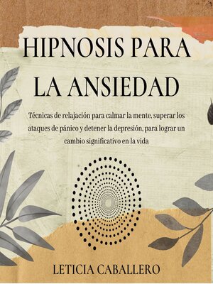 cover image of Hipnosis para la ansiedad